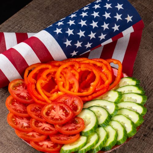 Овощная тарелка